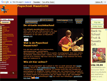 Tablet Screenshot of popschoolmaastricht.nl
